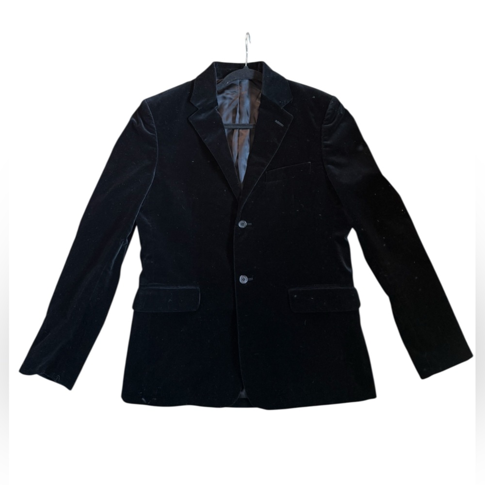 Theory Men’s Black Velvet Blazer | Size 40